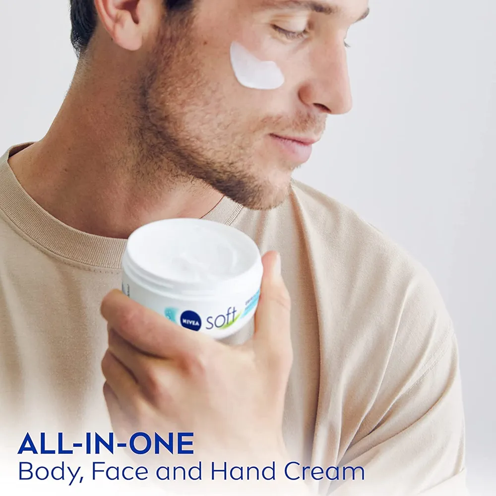 Picture of International Germany product Refreshingly Moisturizing Soft Cream With Jojoba Oil vitamin E Used For male /female 200 Ml