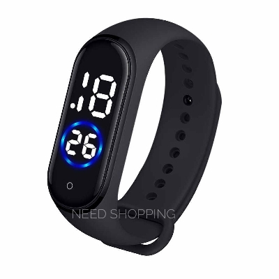 Picture of M4 Men & Women LED Digital Touch Movement Wristband Bracelet Smart Band Sports Watch