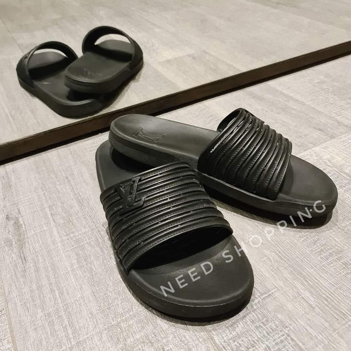 Picture of New Casual Black Slide Slipper Sandal for Men