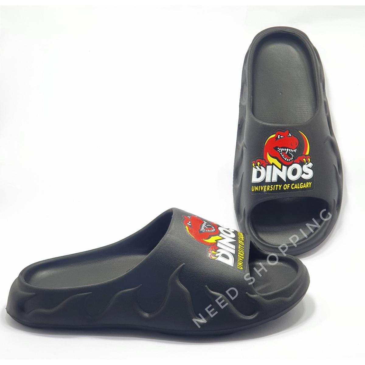Picture of New Fashionable Quick Dry Fire Casual Flip-Flop Soft Thick Sole Slipper Slides With Stickers For Men