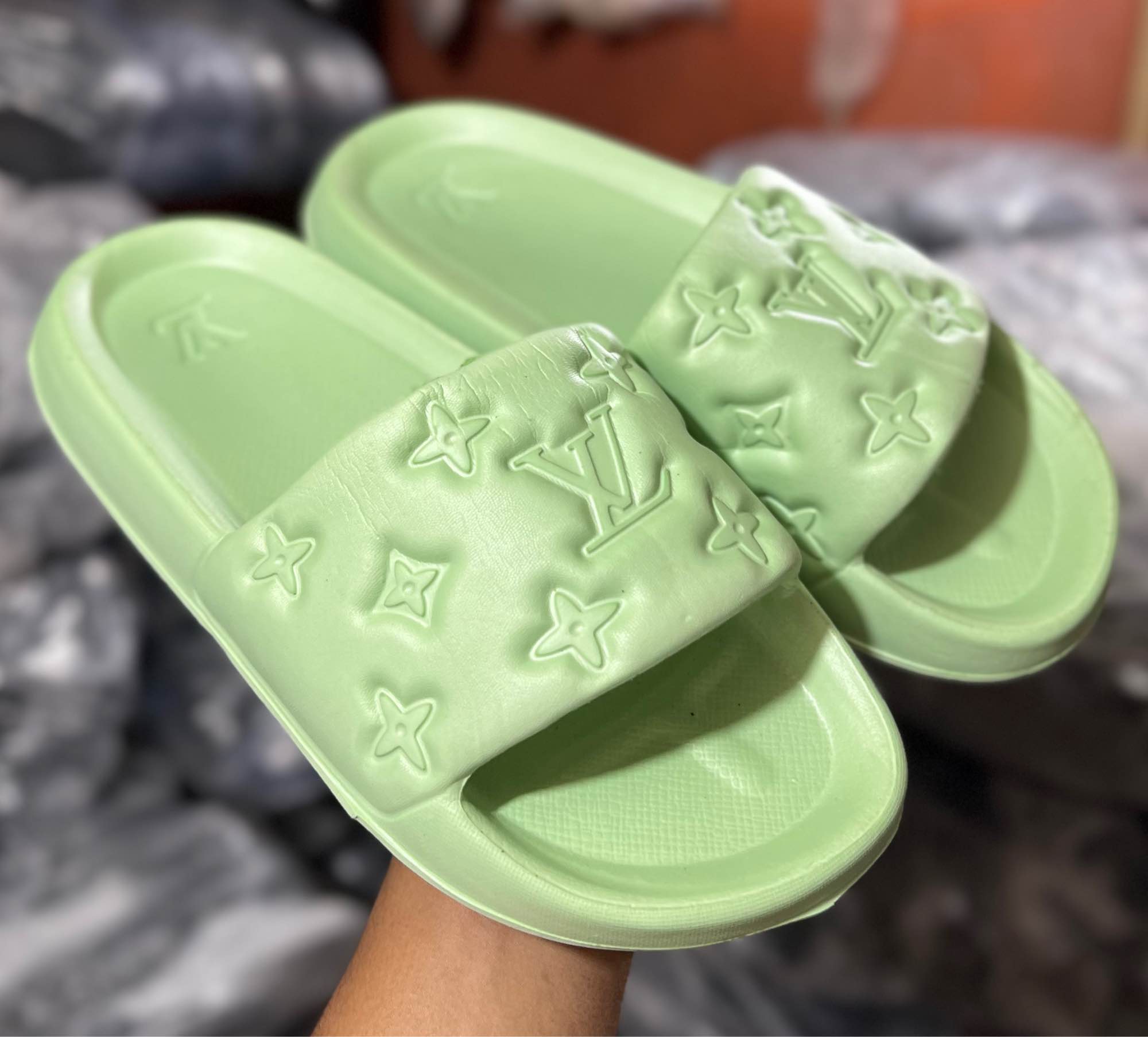 Picture of Versatile -Quality And Durablity -New LV Waterfront Mule Slides for Men- Innovative Qualityful - Easy To care and Longive