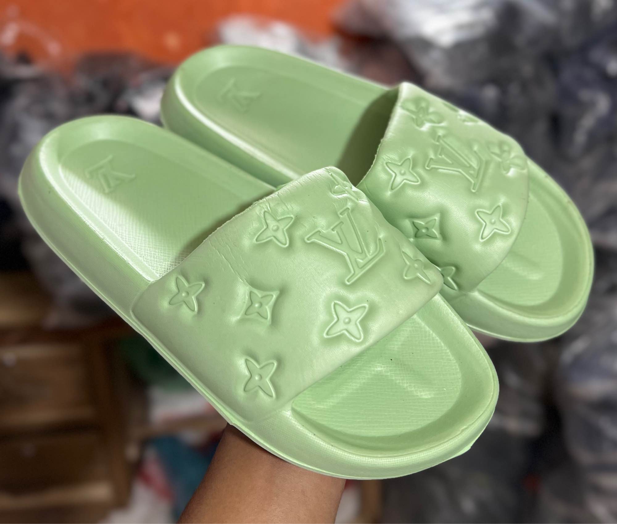 Picture of Versatile -Quality And Durablity -New LV Waterfront Mule Slides for Men- Innovative Qualityful - Easy To care and Longive