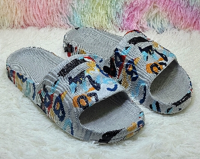 Picture of Mens New Fashionable Trendy Printed Adilette Textured Slip-on Slide Slippers Sandals- 338149844
