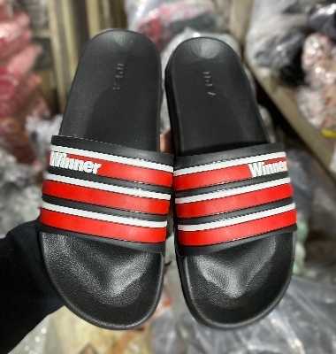 Picture of New Mens Cool Striped Slides Sandals