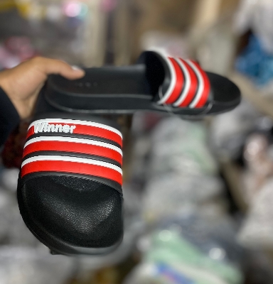 Picture of New Mens Cool Striped Slides Sandals