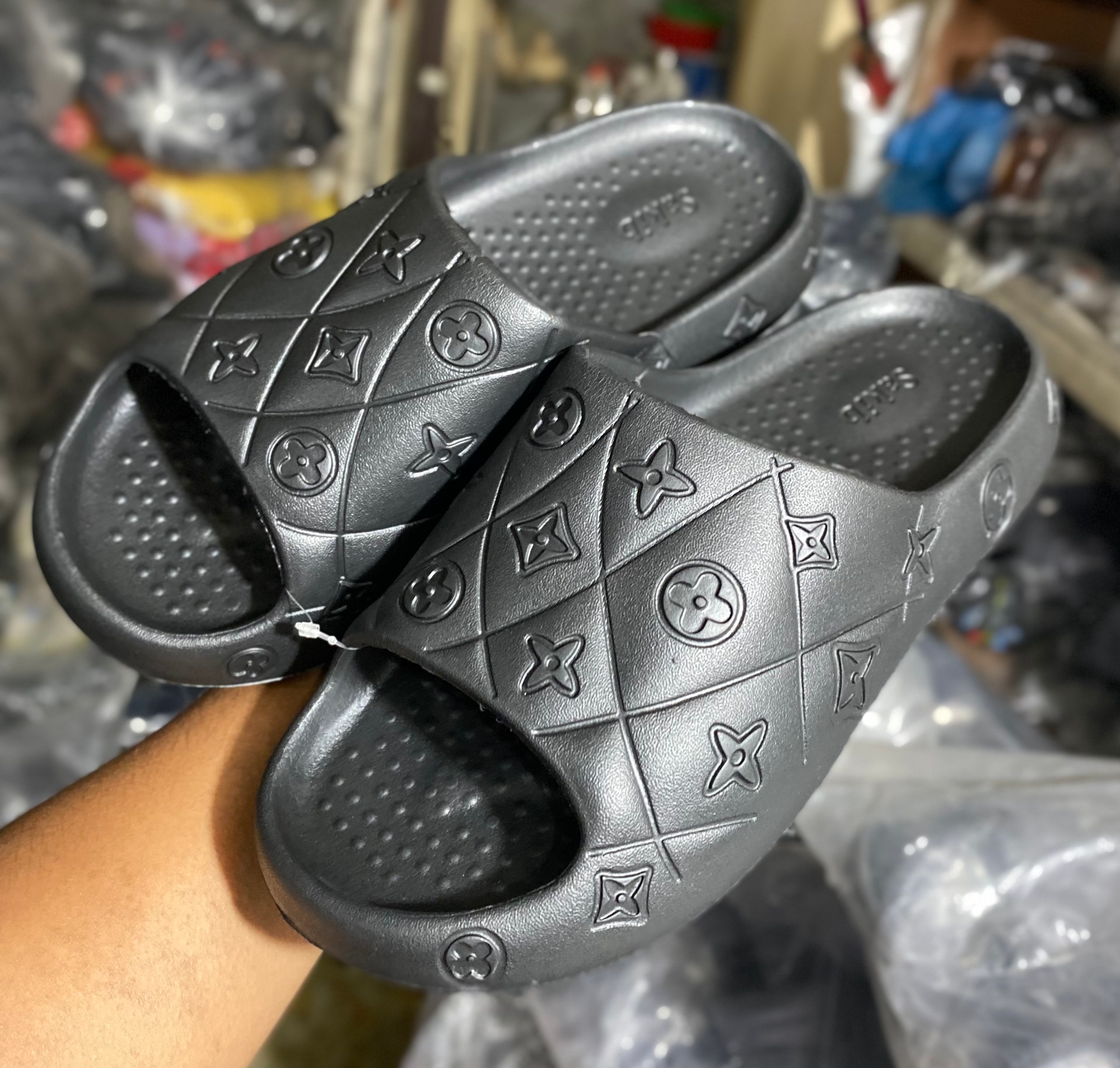 Picture of Mens New LV Print Eva Rubber Slides for Men