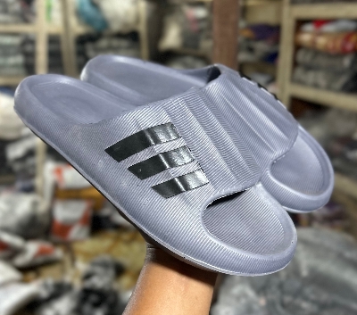 Picture of Mens New Adidas Adiform Three Strip Mule Slides Slipper Sandals