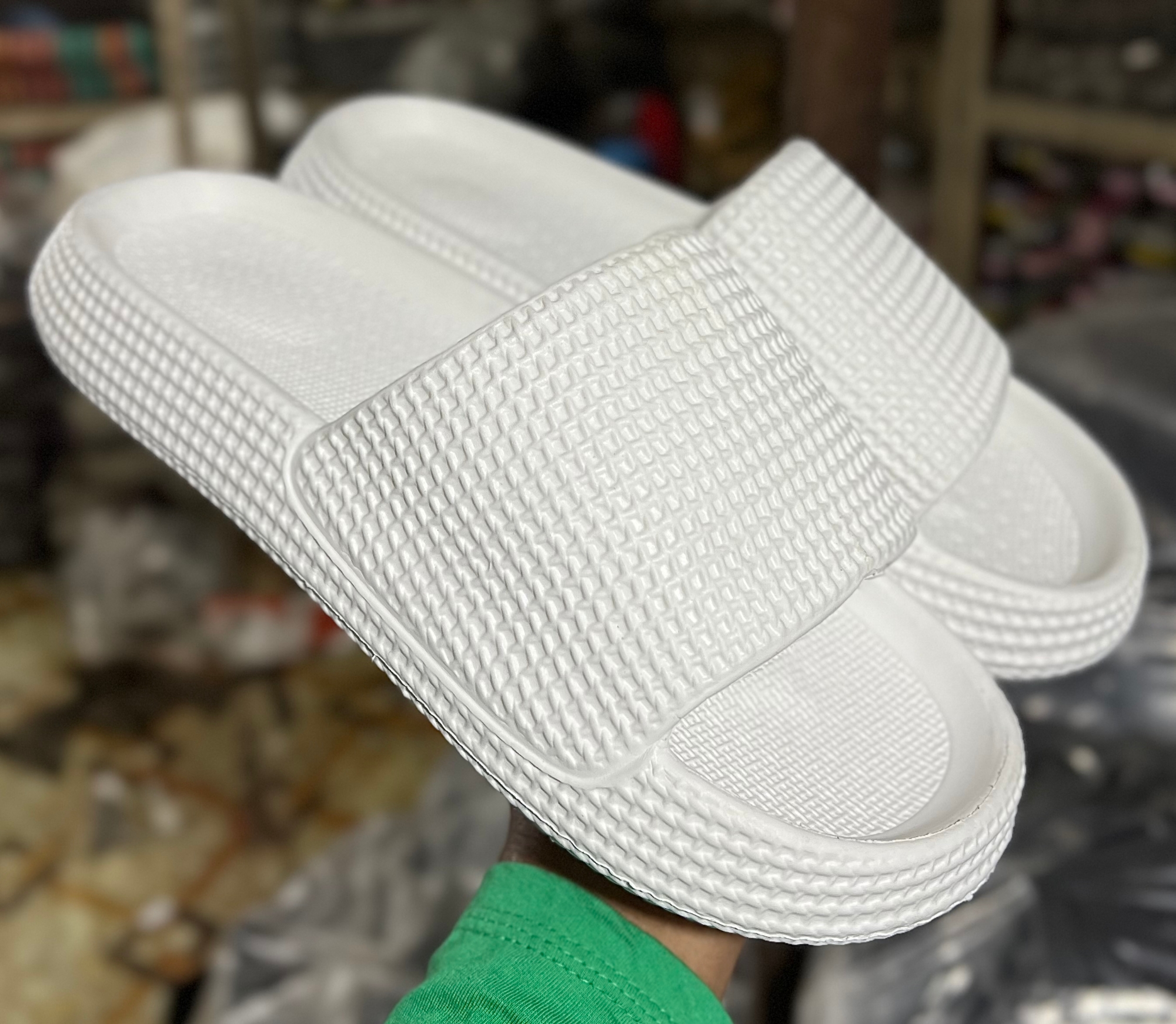 Picture of Mens New CloudGlide Thick Sole Long-lasting Non-Slip EVA Comfort Slides Slippers Sandals