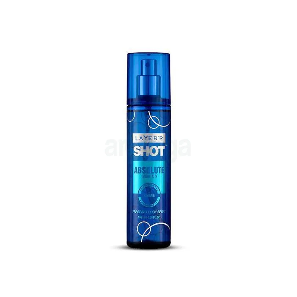 Picture of International Indian product Layer'r Shot Absolute Series Game Fragrant Body spray 135 Ml