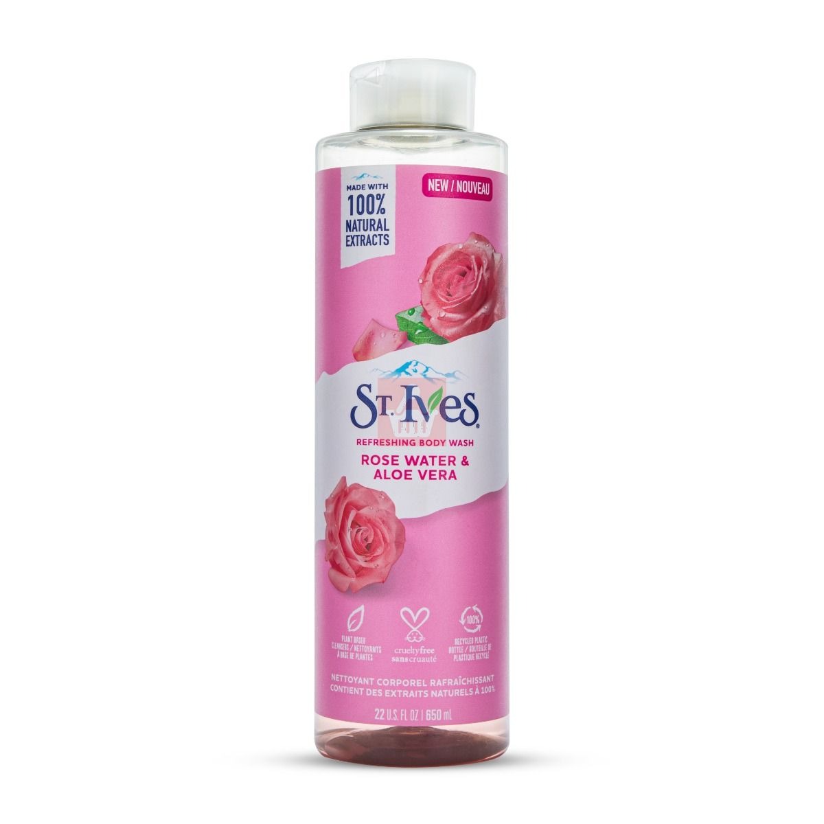 Picture of International USA product ST.lves Refreshing Rose water & Aloe vera body wash used For male /female 650 Ml