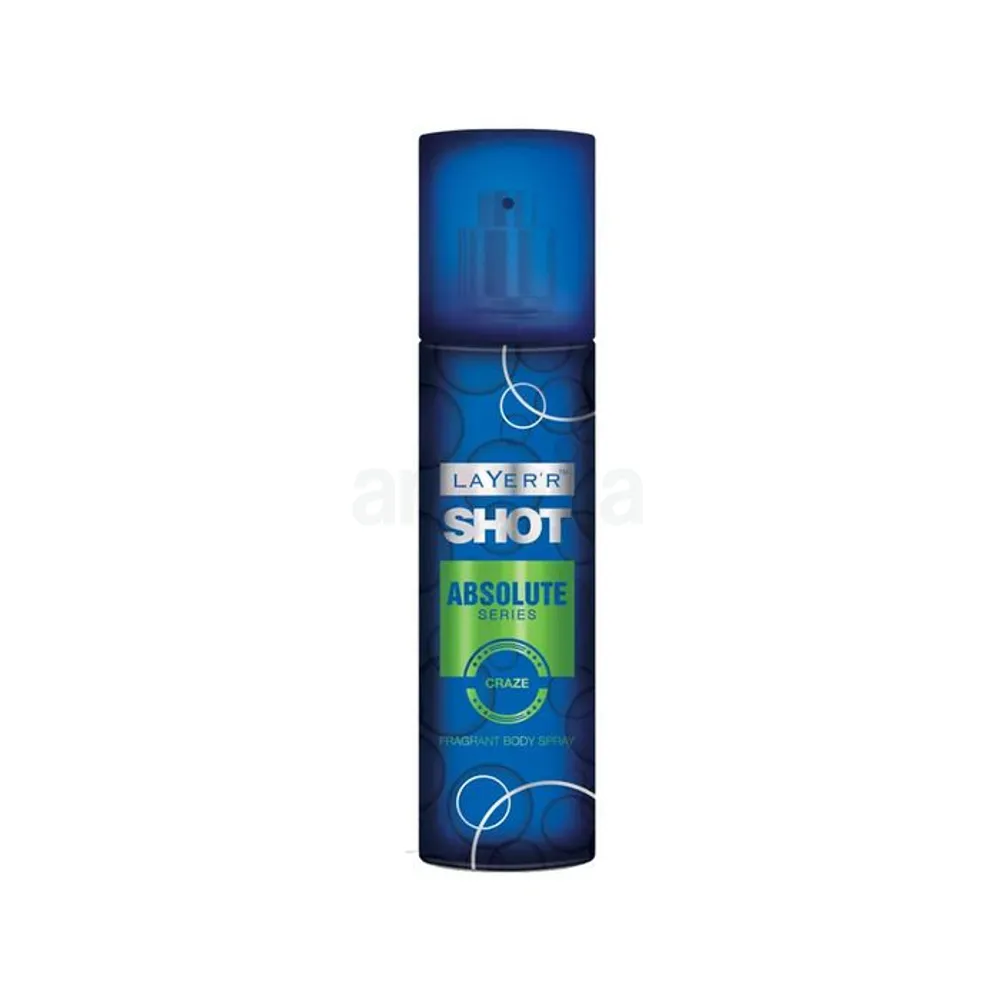 Picture of International Indian Product Layer'r shot Absolute series Craze Fragrant Body spray 135 Ml