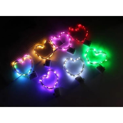 Picture of 2m 20led মিনি মাইক্রো কপার ওয়্যার লাইট ব্যাটারি চালিত led স্ট্রিপ স্ট্রিং ফেইরি লাইট - room decoration light