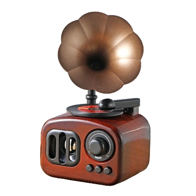 Picture of Vintage Nostalgic Phonograph Music Box Ornament