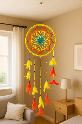 Picture of Premium Quality Fiery Sun Dreamcatcher