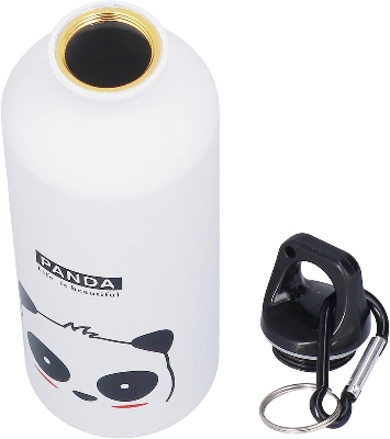 Picture of Aluminium Sports Mug Pnada Figure Stainless Steel Water Bottle 750L