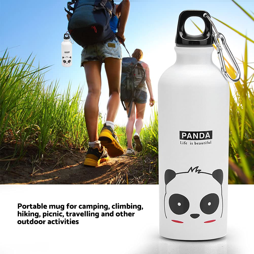 Picture of Aluminium Sports Mug Pnada Figure Stainless Steel Water Bottle 750L