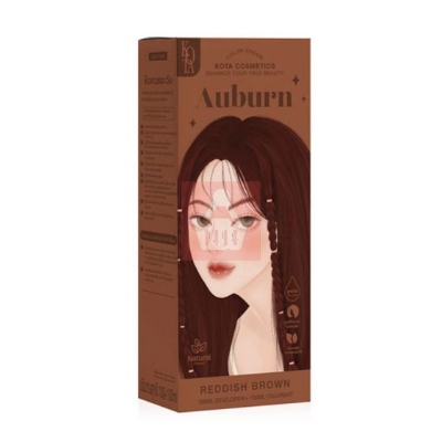Picture of kota cosmetics hair color auburn reddish brown 100ml