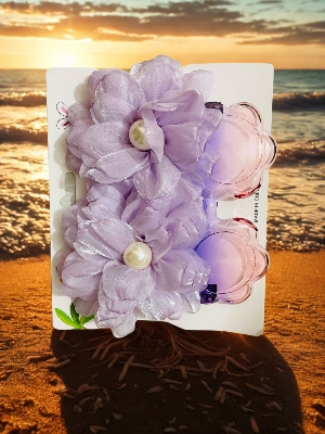 Picture of Headband and sunglasses set and gift hair clip for kids