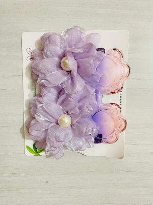 Picture of Headband and sunglasses set and gift hair clip for kids