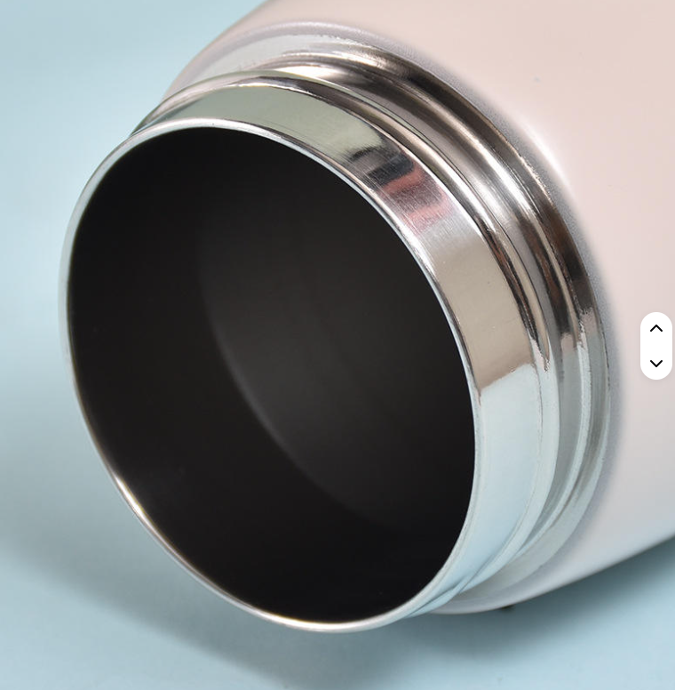 Picture of Cute Bear Thermal Water Bottle .Smart Display,Thermometer,Mug with Straw,Stainless Steel Insulated Cup,500ml