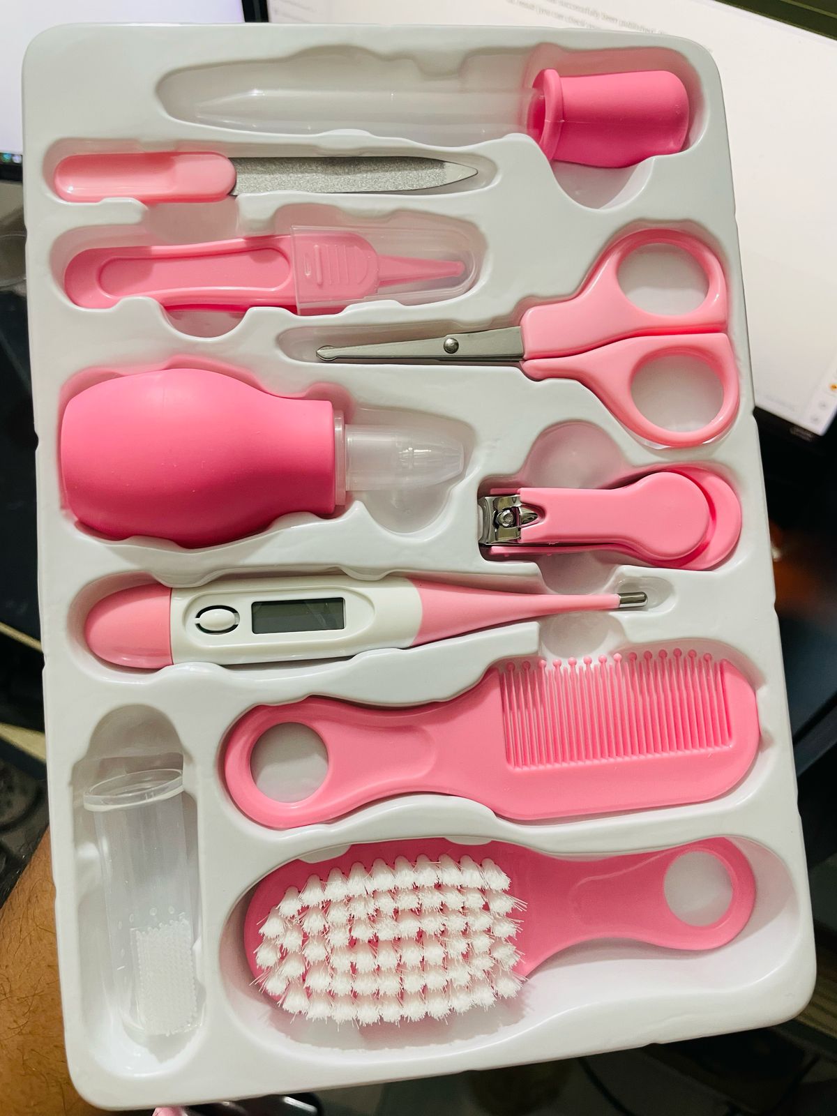 Picture of Baby Care Kit – 10 Pcs Healthcare & Grooming Set with Storage Case for Toddlers