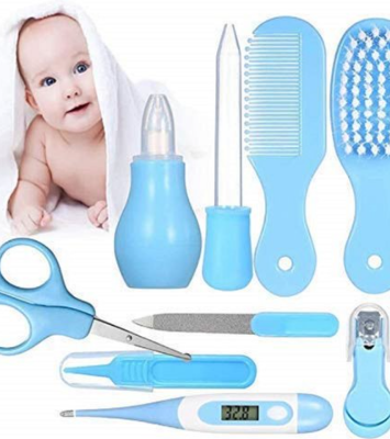 Picture of Baby Care Kit – 10 Pcs Healthcare & Grooming Set with Storage Case for Toddlers