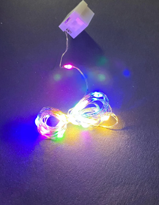 Picture of Mini Copper Wire LED Fairy Lights – 2M 25-30 LEDs Battery Operated String Lights for Decoration