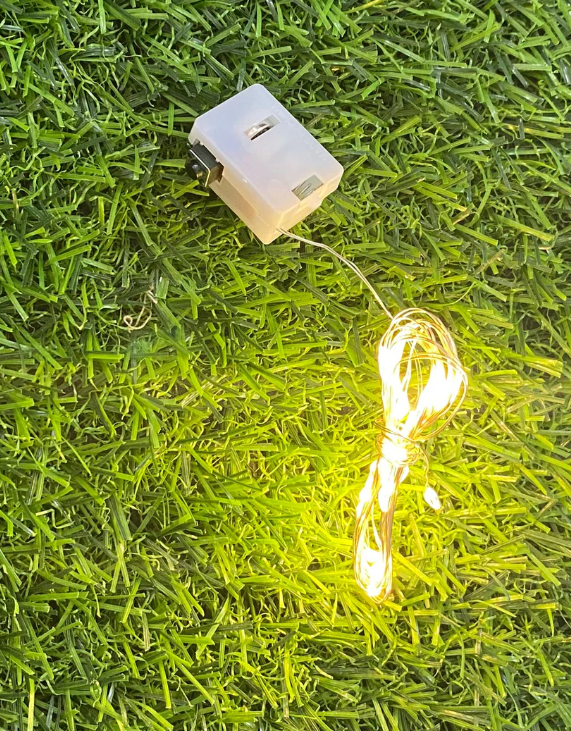 Picture of Mini Copper Wire LED Fairy Lights – 2M 25-30 LEDs Battery Operated String Lights for Decoration