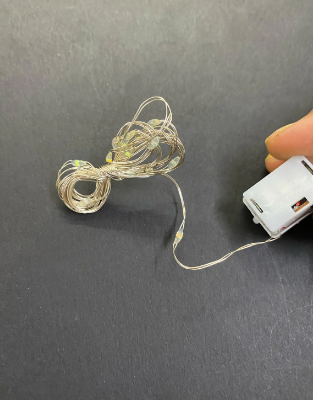 Picture of Mini Copper Wire LED Fairy Lights – 2M 25-30 LEDs Battery Operated String Lights for Decoration