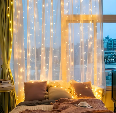 Picture of Fairy Decorative LED String Lights – 100 LEDs, 33 Feet, Golden Waterproof Wedding & Festival Decoration Light