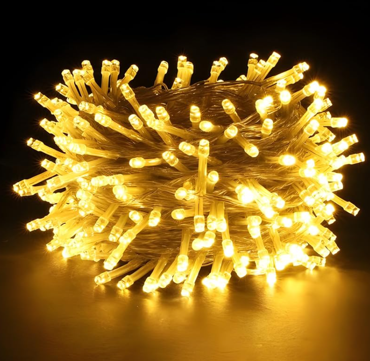 Picture of Fairy Decorative LED String Lights – 100 LEDs, 33 Feet, Golden Waterproof Wedding & Festival Decoration Light