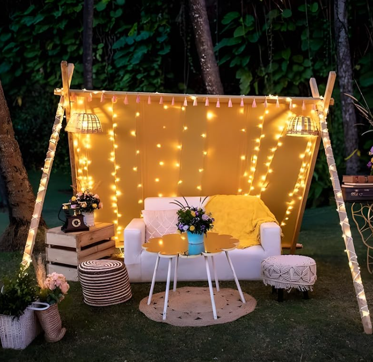 Picture of Fairy Decorative LED String Lights – 100 LEDs, 33 Feet, Golden Waterproof Wedding & Festival Decoration Light