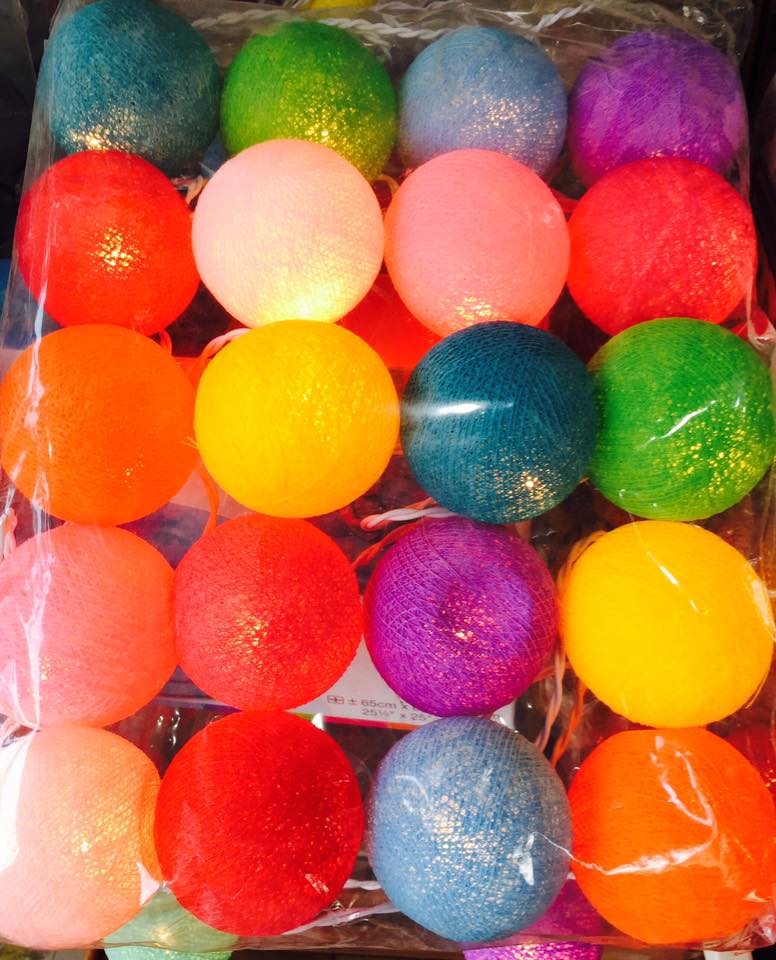 Picture of Color Changing LED Ball String Lights – 20 Balls, 12 Ft PVC Fairy Lights for Wedding, Christmas & Home Decoration