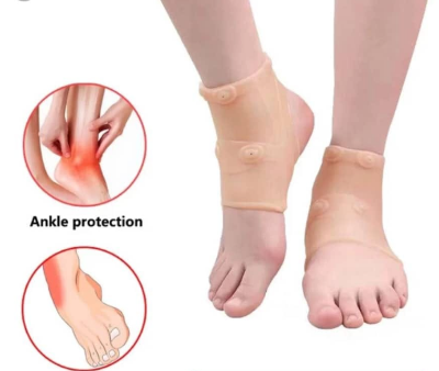 Picture of Silicone Gel Heel Pad Socks for Heel Swelling Pain Relief.1 pcs