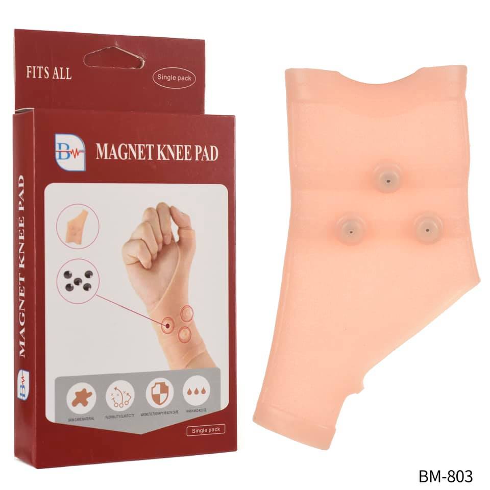 Picture of Magnet Wrist Protector Skin-friendly Elastic Hand Pressure Corrector Gloves Skin Color. 1 pcs