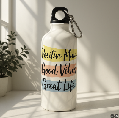 Picture of Aluminium Sports Mug Stainless Steel Water Bottle- 600ML