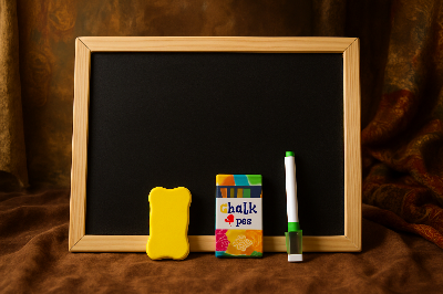 Picture of Educational Magnetic White and Black Drawing Board