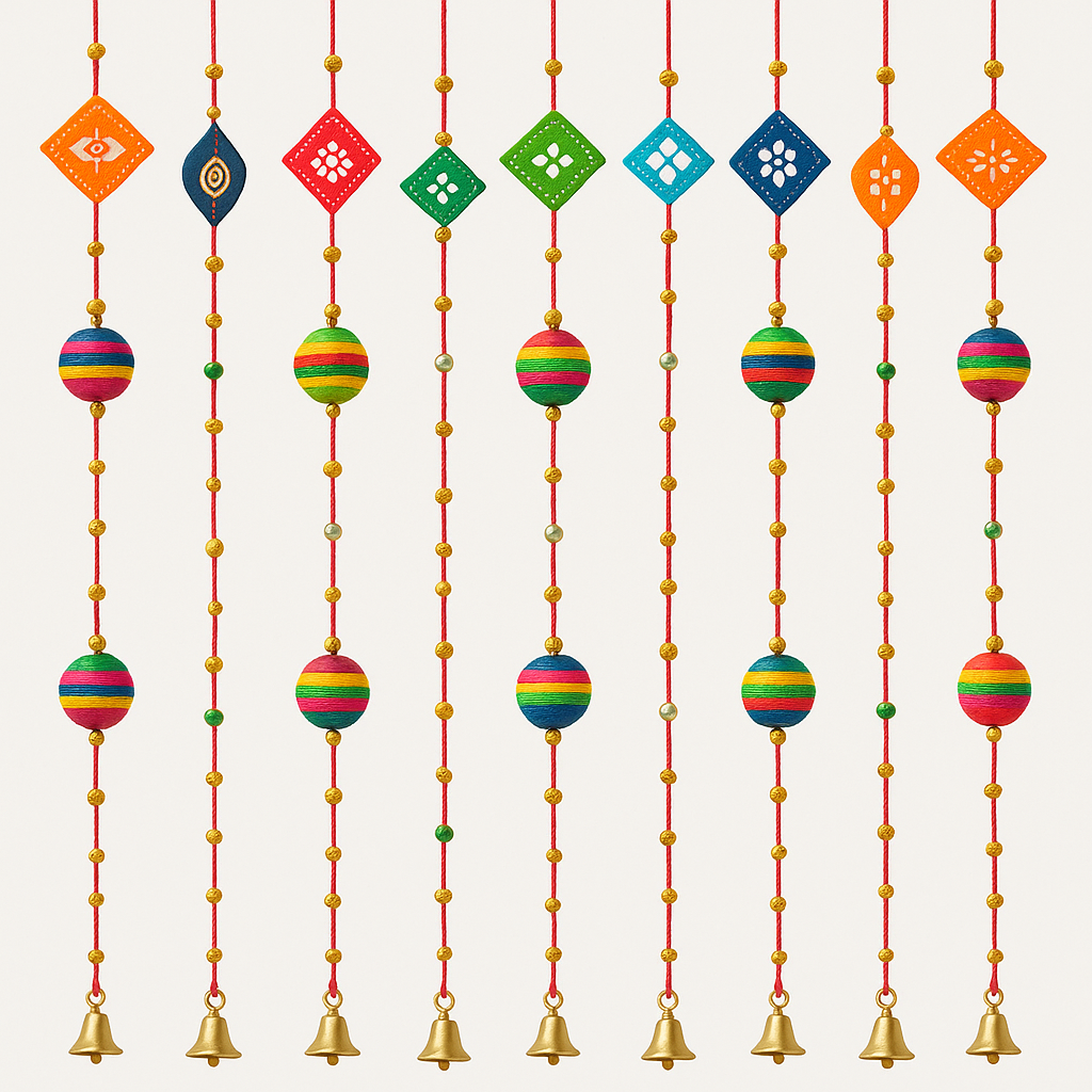 Picture of Home Decor Large Handicraft Wall or Door Hanging Chime Bell. 1 piece 180tk - 3 piece 490 - 5 piece 790 -12 piece (Full set) 1860