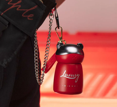 Picture of Mini Cute Bear Thermos Bottle (150ml) – Kids, Girls & Women Travel Outdoor Insulated Mug