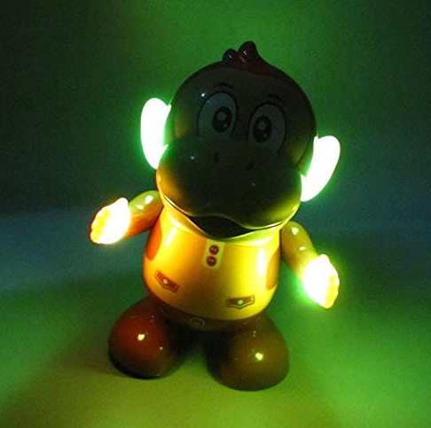 Picture of Monkey Shape Toys,  Dancing Swinging Cartoon Monkey Light Music Robot Children Entertainment. baby toy