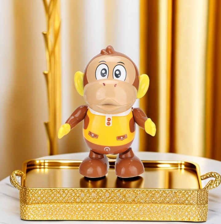 Picture of Monkey Shape Toys,  Dancing Swinging Cartoon Monkey Light Music Robot Children Entertainment. baby toy