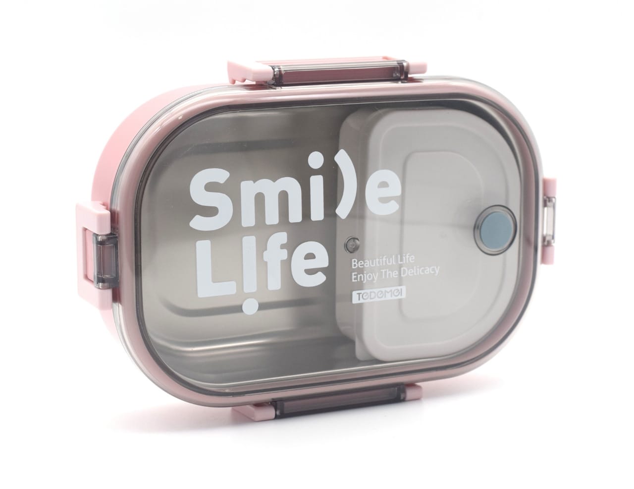 Picture of 710 ml stainless steel lunch & tiffin box with white color  box