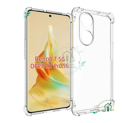 Picture of Transparent back cover For Oppo Reno8 T 5G / Oppo A1 Pro 5G Luxury transparent Protect Back Cover Soft Case