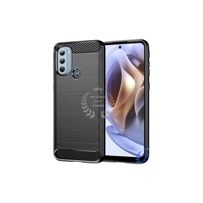 Picture of Spigen cover For Motorola Moto G31 Carbon Fiber Back cover Soft Slim Fashion Non-Slip Protective Carbon Fiber Phone Case