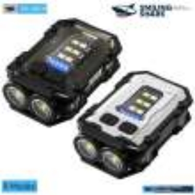 Picture of SMILING SHARK TIP-0019 - COB Portable Keychain Light Metal Clip with 8 Modes - Senter Portabel COB