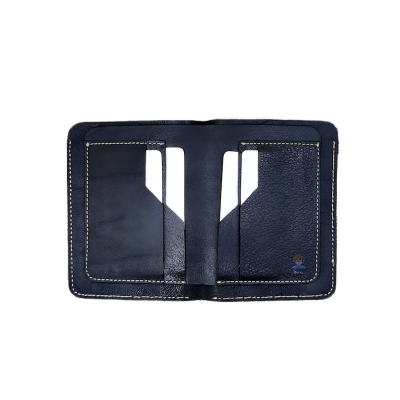 Picture of Avro Premium Men's High Quality Bifold Slim Wallet For Men Card Pocket Slim Black Wallet For Men 100% Cow Leather Moneybag For Men