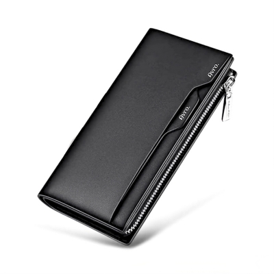 Picture of Avro Bogies Long Wallet Premium Fashion PU Long Wallets & Accessories Stylish and Practical Men's Slim Wallet with Multiple Card Slots Sleek and Durable Design Black Wallet For Men PU Leather Business Long Wallets