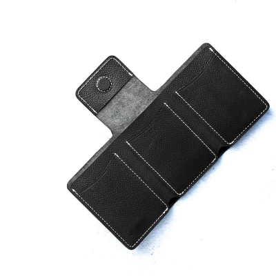 Picture of Avro Premium Men's High Quality 100% Cow Leather Magnet Coin Pocket Trifold Black Wallet For Men Elegant And Comfortable Stylish Export Quality Money Bag For Men Short Wallet Fashion Vintage Wallet Casual Male Wallet Multi-Card Slot Wallet For Man
