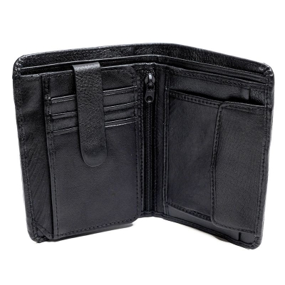 Picture of Avro Premium Men's High Quality 100% Cow Leather Wallet For Men Elegant And Comfortable Stylish Export Quality Moneybag For Man Short Wallet Fashion Vintage Wallet Casual Male Wallet Multi-Card Slot With Coin Pocket Money Bag For Men