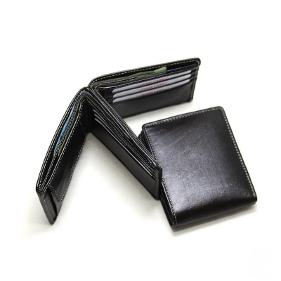 Picture of Avro Premium Double Chamber 100% Genuine Cow Leather Money Bag For Men Elegant And Comfortable Stylish Export Quality Wallet For Men Cow Leather Short Wallet Fashion Vintage Wallet Casual Male Wallet Multi-Card Slot Wallet For Man